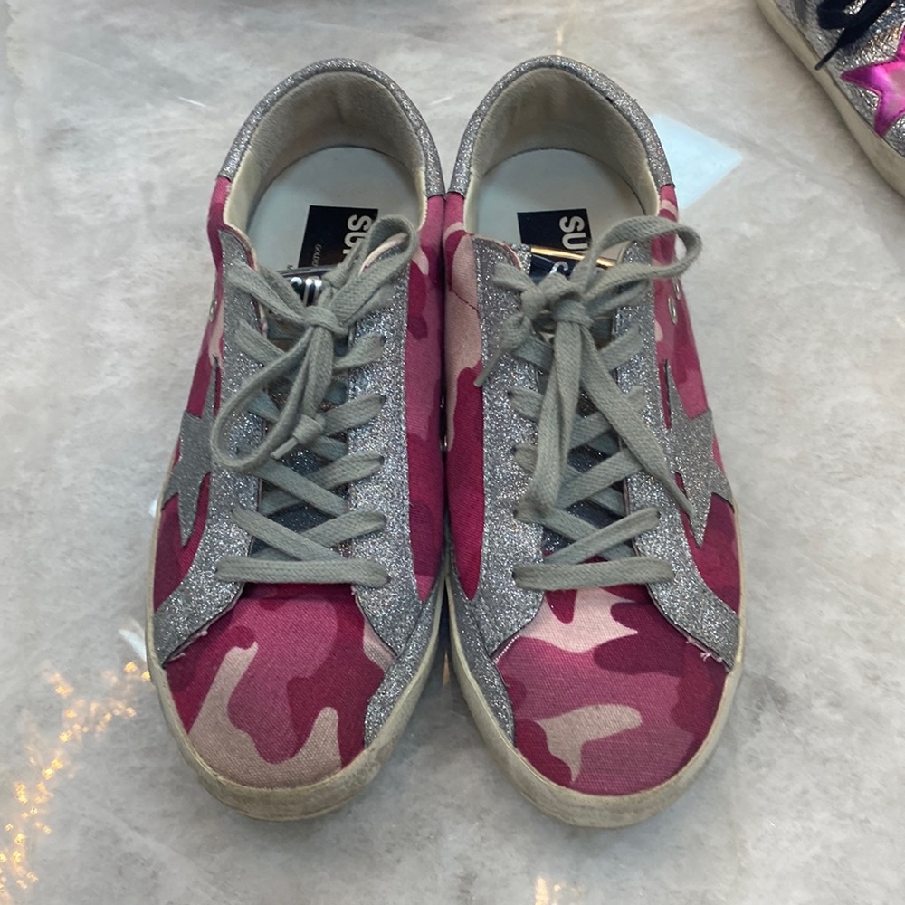 Golden Goose camo sneakers